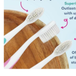 MOUTHWATCHERS Soft Manual Toothbrush, Adults, Flossing Bristles, Rose - Image 8